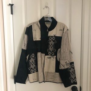 Chico’s Magnetic Clasp Silk Jacket